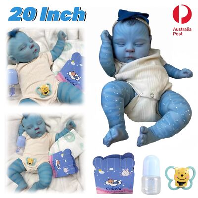 20'' Avatar Reborn Baby Dolls Girl Boy Kid Silicone Real Realistic Newborn Body