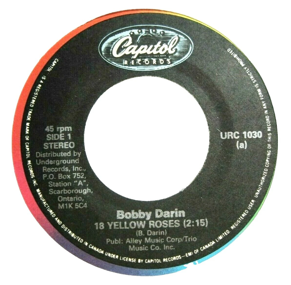 Bobby Darin Single Vinyl Records