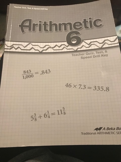 Abeka 6th grade teacher test and quiz keys | eBay
