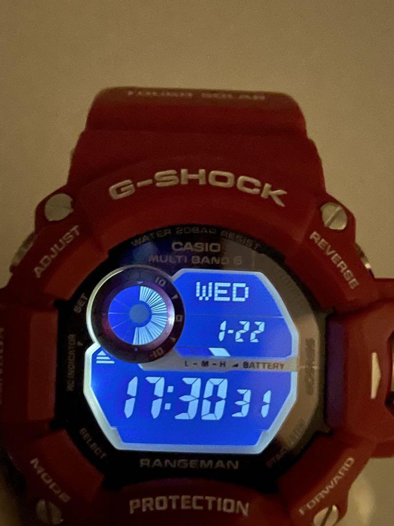 G-Shock GW-9400RDJ-4JF Rangeman Men In Rescue Red Digital G-Shock GW-9400RDJ-4JF Rangeman Men In Rescue Red Digital