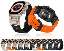 Metal  Silicone Strap Band For Apple Watch 11 10 9 8 7 6 5 4 SE Ultra 3 2 49mm