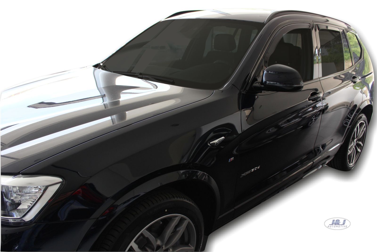 Déflecteurs d'air BMW X3 F25 pour voyager sous la pluie - Kit de ventilation habitacle HEKO
