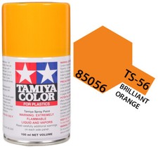 Tamiya 85056 TS-56 Brilliant Orange Lacquer Spray Paint 100ml - US Fast Ship