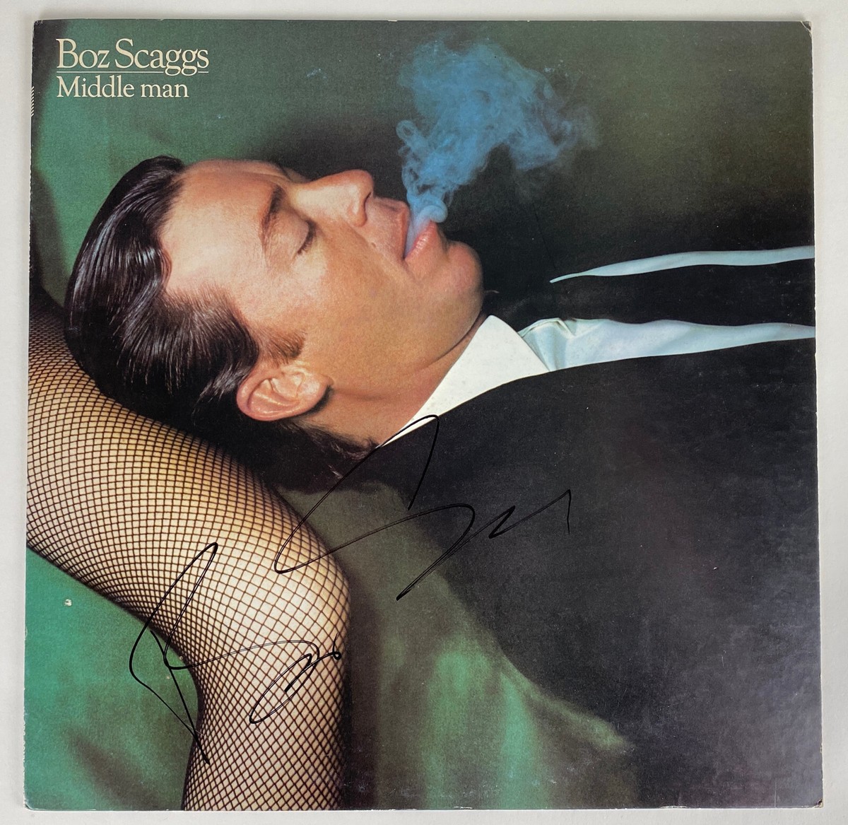 Boz Scaggs Middle Man CD サイン入り Boz Scaggs Signed Autographed Middle Man Album JAPANESE Vinyl ACOA