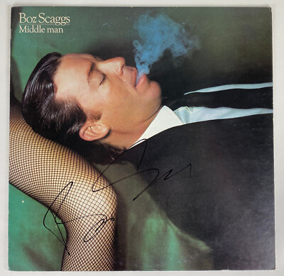 Boz Scaggs Signed Autographed Middle Man Album JAPANESE Vinyl ACOA