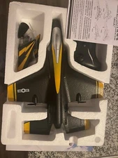 F-35 RC Plane 2 CH RTF FX-835 Beginner EPP w/2 Batteries BLACK/YELLOW & LEDs!
