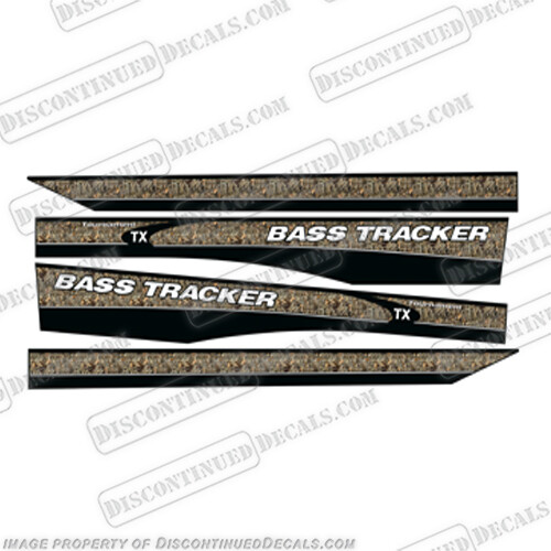 Fits Bass Tracker Tournament TX Decals Max 4 Camo