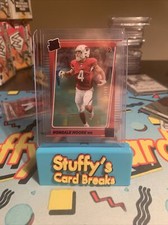 2021 Clearly Donruss Rondale Moore Blue Rated Rookie RC #27/99 Cardinals