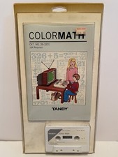 Color Math Computer Program Cassette Tape Radio Shack TRS-80 Tandy 26-3201