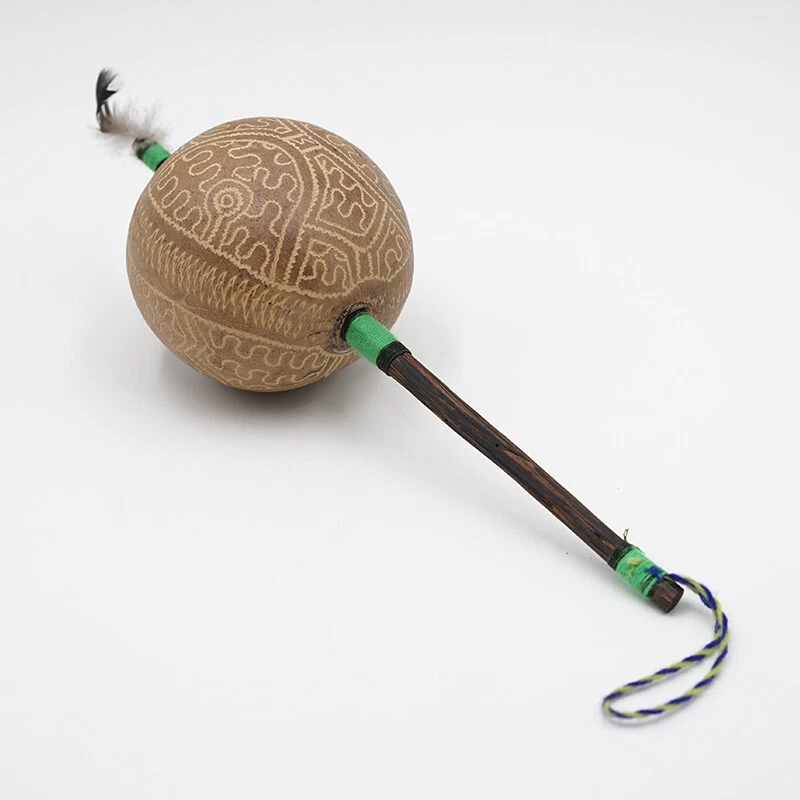Shaman Sand Hammer Traditional Percussion Instrument Sound Therapy Instrument - Image 4 of 4