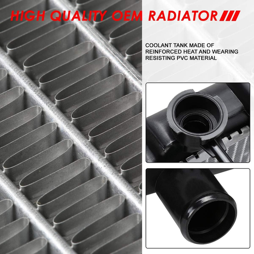 DPI 2617 Factory Style 1-Row Cooling Radiator Compatible with Mitsubishi Outland - Picture 5 of 6