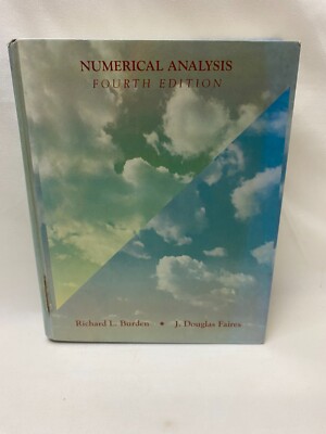 Numerical Analysis (The Prindle, Weber  Schmidt series in mathematics) -  GOOD