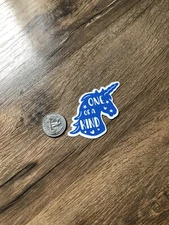 One of a Kind Unicorn Cute Decal Vinyl Sticker Water Bottle Laptop Waterproof