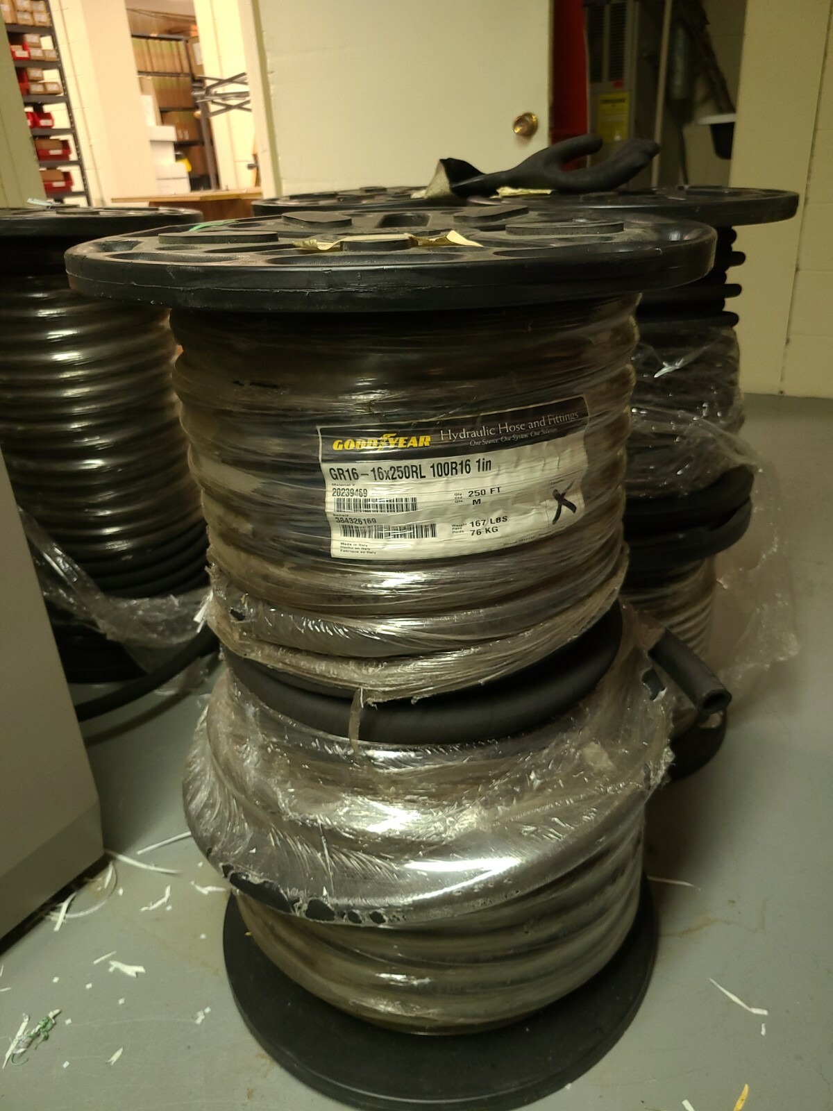 GOODYEAR HYDRAULIC HOSE GR161216x250RL 1" 250' TWO WIRE, MADE IN