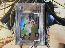 2015 BOWMAN CHROME BASEBALL ANDREW BENINTENDI RC BGS 9.5 RC REFRACTOR
