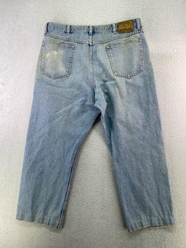 VTG Wrangler Silver Edition Mens 38x27* Altered Stone Wash Distressed Straight - Picture 5 of 12