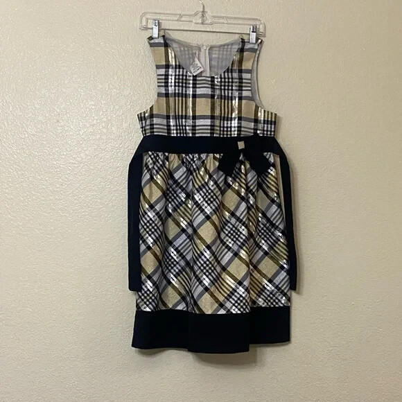 semi formal black and gold dress Ashley Ann Kid's Semi-formal Gold/Silver/Black Color:MAUVE Gold Made of Polyester Above $200.00 Women's Cotton Embroidered Midi