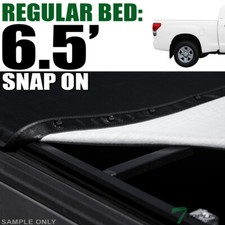 Topline For 2014-2021 Toyota Tundra 6.5 Ft Bed Hidden Snap Vinyl Tonneau Cover Topline For 2014-2021 Toyota Tundra 6.5 Ft Bed Hidden Snap Vinyl Tonneau Cover