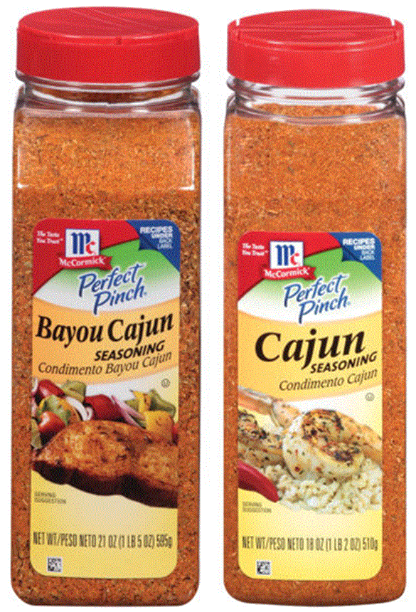 Big Size McCormick Cajun or Bayou Cajun Seasoning, For Broiling or