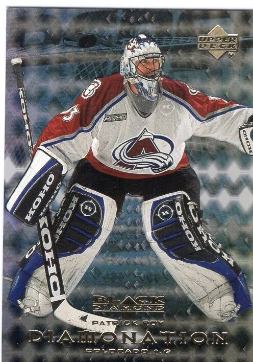 Patrick Roy 2000 UD Black Diamond "Diamonation" D5