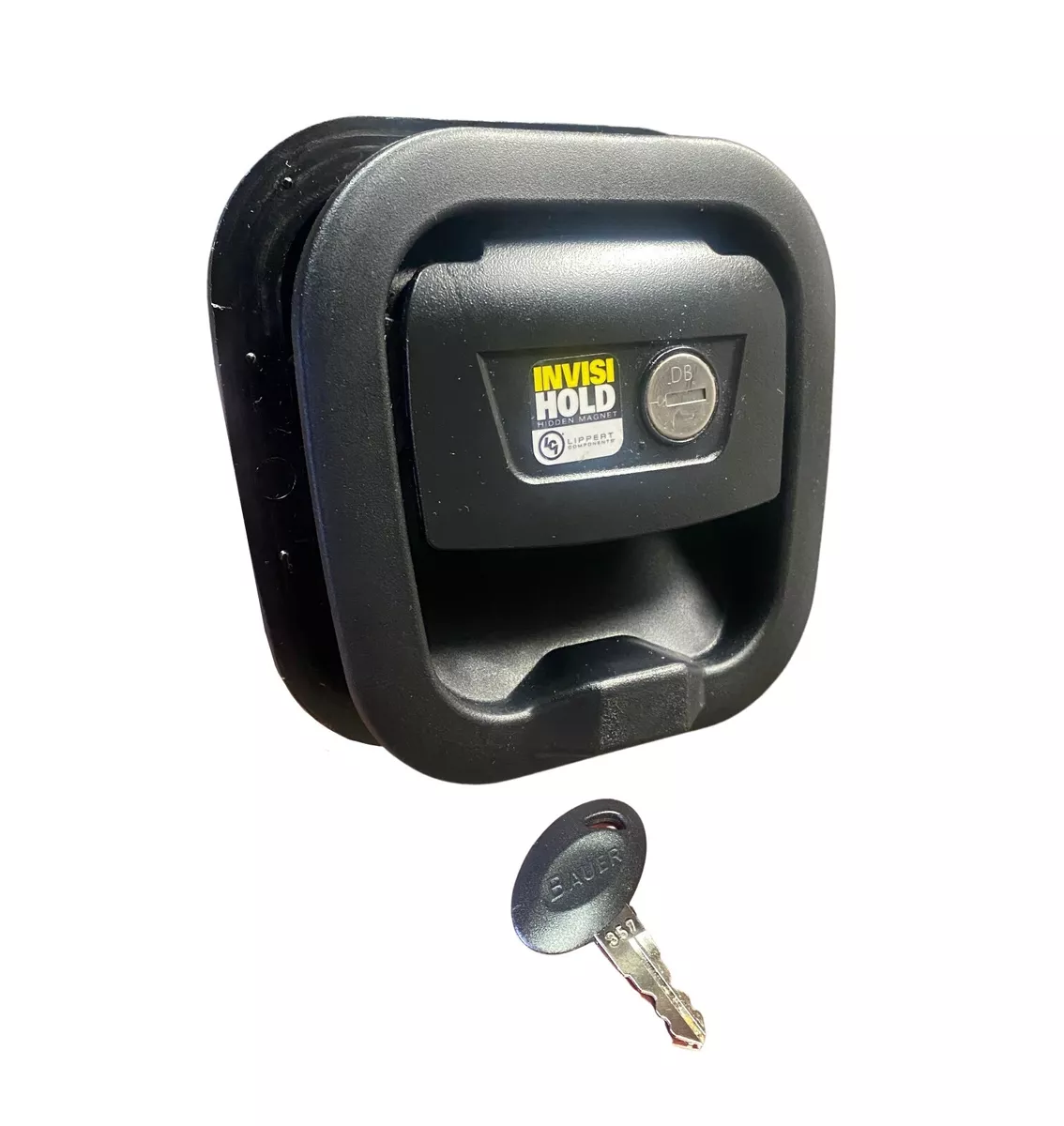 Lippert RV Slam Latch Storage Door Latch Invisi Hold Magnet Key