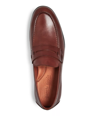 Brand New Gentle souls Men\'s Cognac Brown Loafers-Stuart Penny Gentle Souls by Kenneth Cole Men main image 4