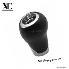 New Leather Gear Shifter Knob Lever For 2014-2017 Mazda 3 6 Cx-5 Manual Us Stock