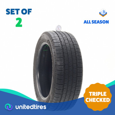 Set of (2) Used 215/55R17 Goodyear Reliant All-season 94V - 6/32
