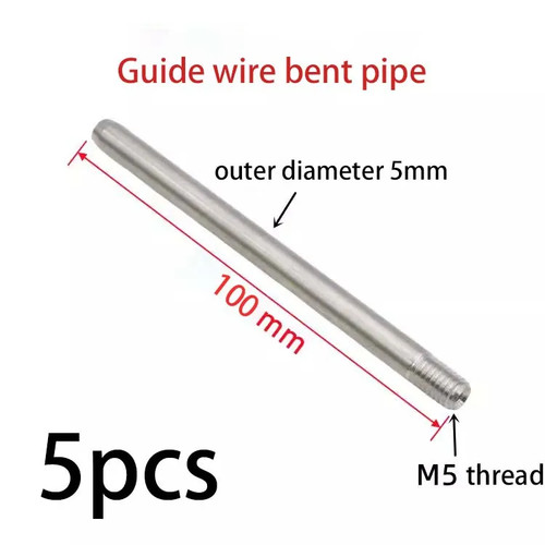 Tuyau de coude droit d'alimentation de fil de soudage laser pour pistolet à souder laser SUP QILIN - Photo 8/34