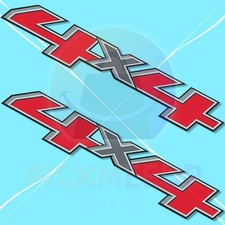 2pcs For Silverado Sierra 4x4 Bed Side Vinyl Decals Stickers Parts Replacement 2pcs For Silverado Sierra 4x4 Bed Side Vinyl Decals Stickers Parts Replacement