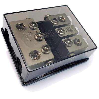 Bassik High Current 3 Way Fuse Distribution Block - 300A