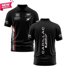 NEW 2026 Cadillac F1 Racing Polo Shirt – Formuula 1 Fan Edition - Size S-5XL