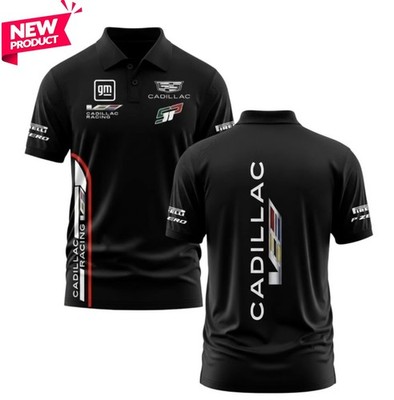 NEW 2026 Cadillaac Racing Polo Shirt   Fan Edition - Size S-5XL