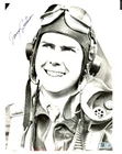 Gerald Johnson Signed 8x10 World War II WW2 B&W Photo AUTO AI COA