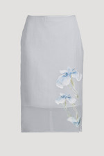 Givenchy Midi Skirt Ice Blue