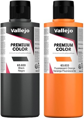 Vallejo Premium Color 200ml in verschieden Farben / Airbrush Farbe / Acrylfarbe