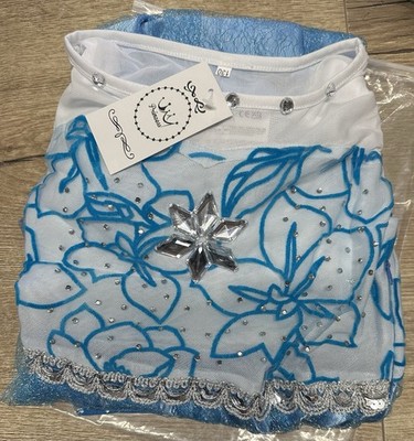 Eiskönigin Elsa Kleid Grösse 130 Blau  mit Lichterkette