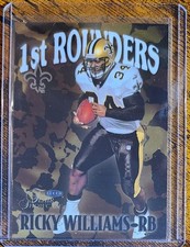 1999 Fleer Flair Showcase Ricky Williams 1st Rounders Rookie #8 of 10 FR Saints