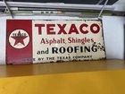 Texaco Vintage  Roofing Sign  36”x16” Steel Double Sided