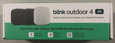 Blink Outdoor 4 XR Two Camera System w/Sync Module New Factory 2 Camera