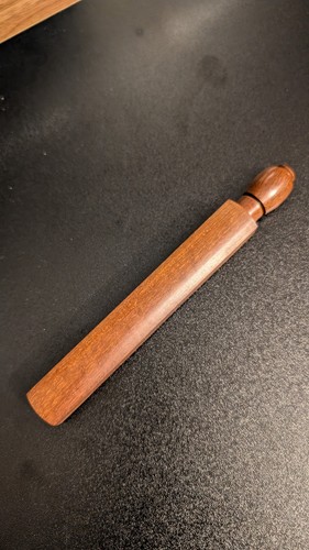 Needle Case Wood Needle Case Mid century Repro