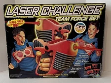 ToyMax Laser Challenge Team Force Set With Original Box (RARE RED COLOR) 1996