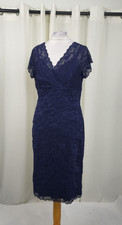 Tiana Lace Bodycon Dress Navy UK 10 LN062 HH 09