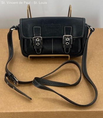 Coach Leatherware Bleecker G30 9355 Black Solid Silver Hardware