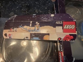 Lego 483 Alpha-1 Rocket Base Classic Space w/Box & Instructions INCOMPLETE