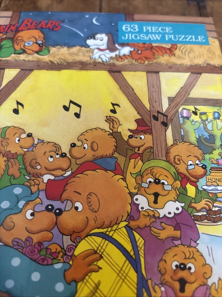 Vintage Berenstain Bear Puzzle 1993 Complete 63 Piece Golden Special Edition - Image 4 of 4