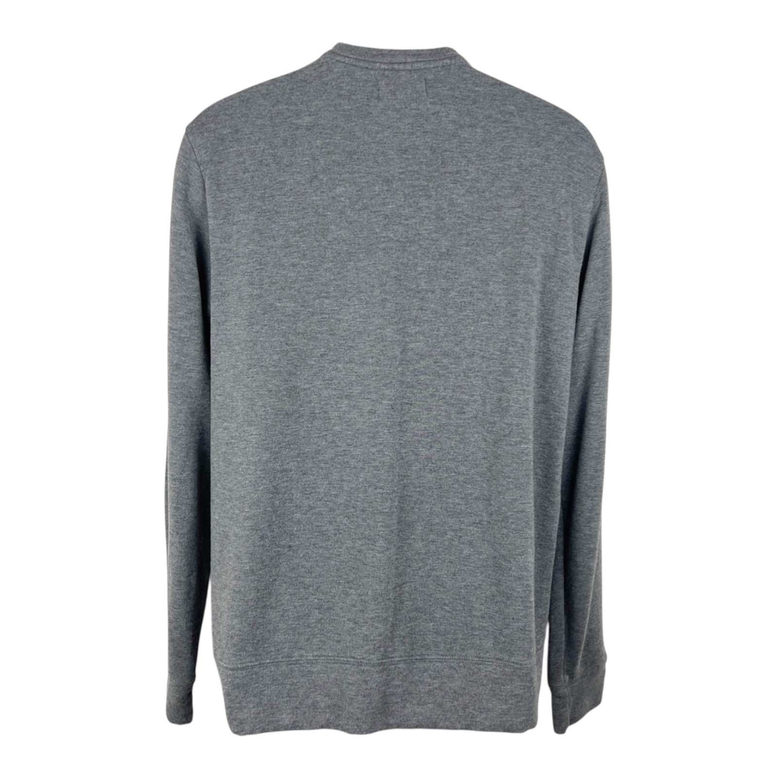 Velvet by Graham & Spencer Sweater Men Medium Grey Crew Pullover Long Sleeve