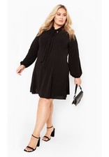 Avenue Women's Plus Size Nicole Dress - 14 Black