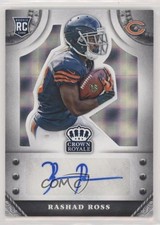 2014 Crown Royale Rookie Signatures Silver Plaid 68/99 Rashad Ross Auto 0g0