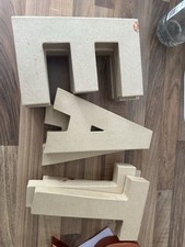 Paper Mache Letters E A T Hobby Craft